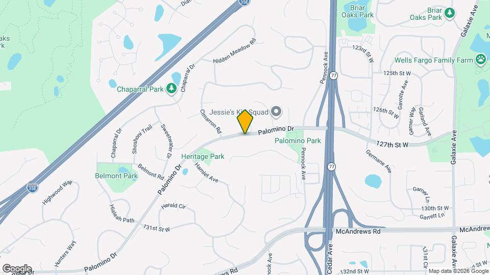 276 Palomino Dr S Map and Location Details
