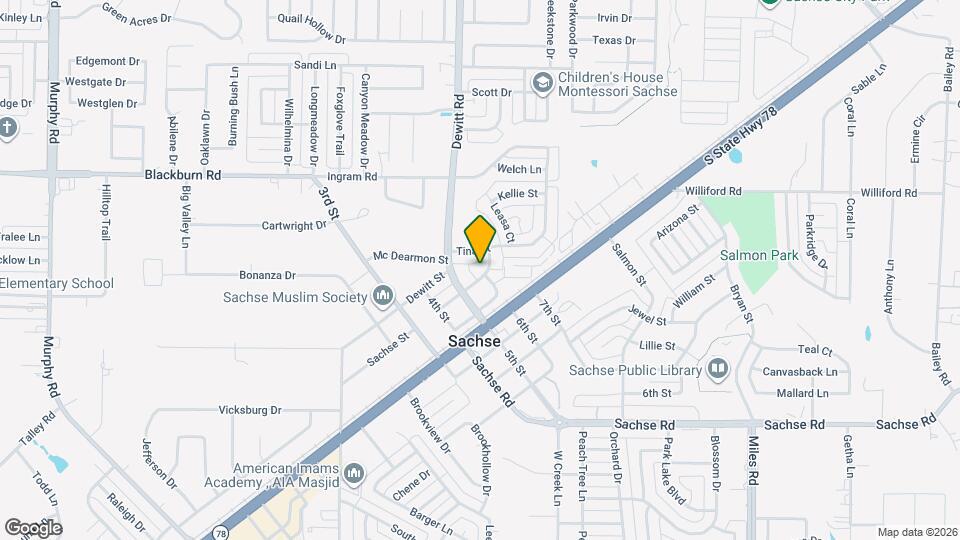 6315 Sachse St Map and Location Details