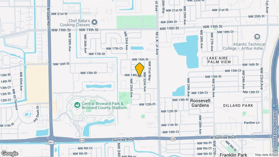 3221 NW 14th Ct Map and Location Details