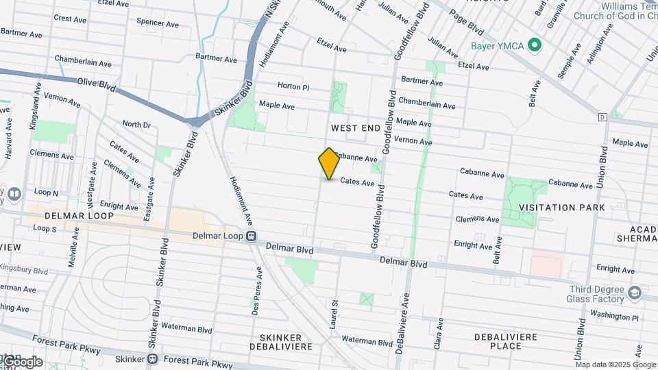 5890 Cates Ave Map and Location Details