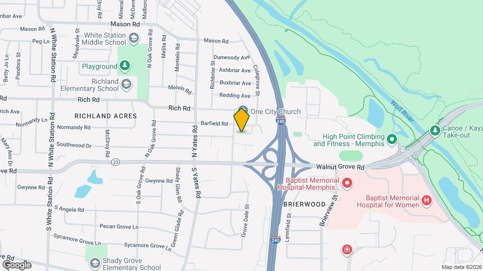 5735 Barfield Cir Mapa y Detalles de la Ubicación