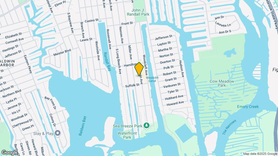 740 S Ocean Ave Map and Location Details