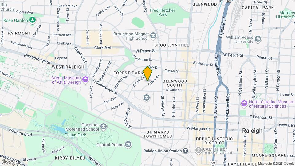 313 Calvin Rd Map and Location Details