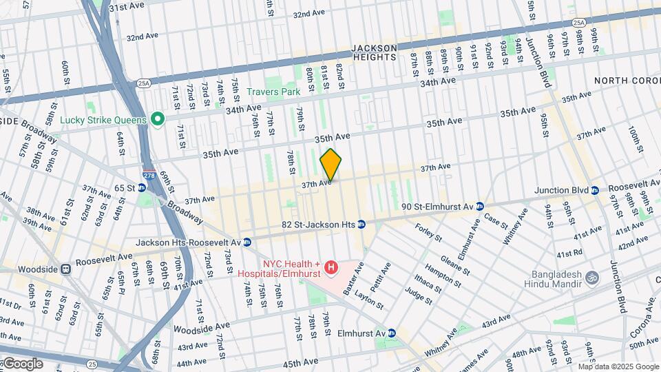 3705 80th St Map and Location Details