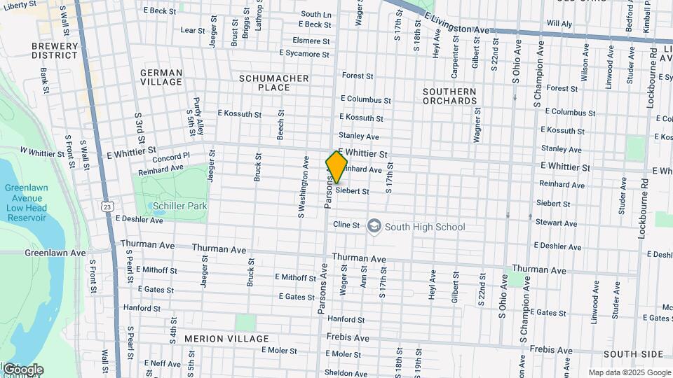 520 Siebert St Map and Location Details