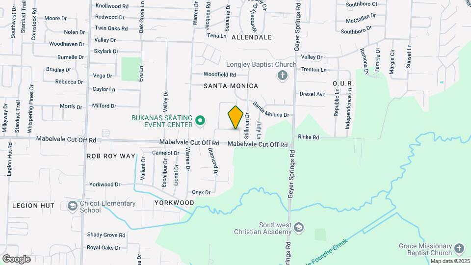 6510 Mabelvale Cut Off Rd Map and Location Details