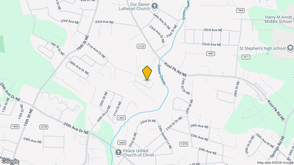 3010 21st Street Ln NE Map and Location Details