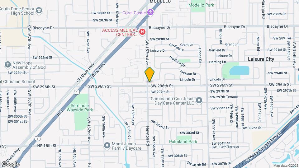 15631 SW 296th St Map and Location Details