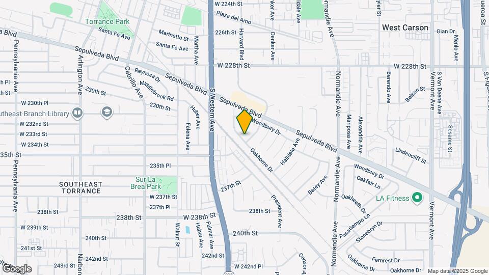 1611 Oakhorne Dr Map and Location Details