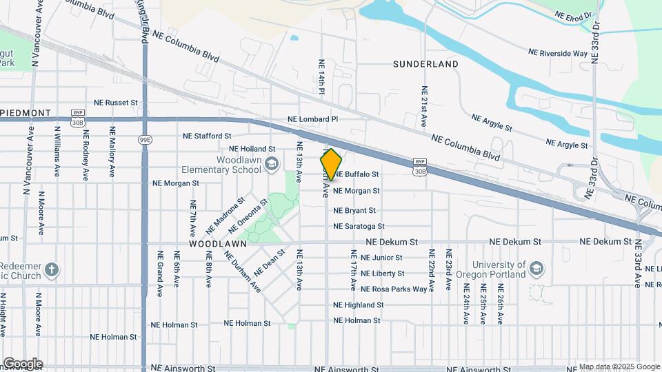 7106 NE 15th Ave Map and Location Details