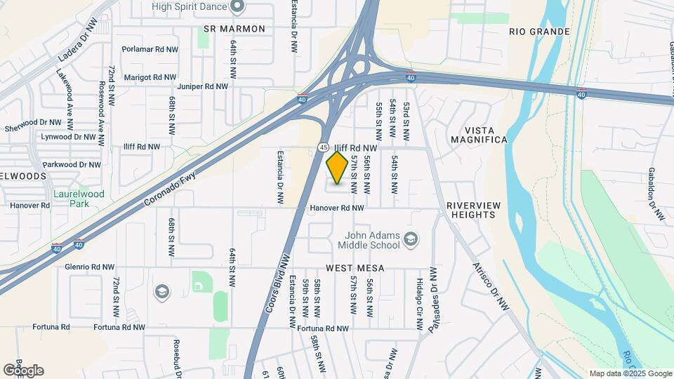 5717 La Anita Ave NW Map and Location Details