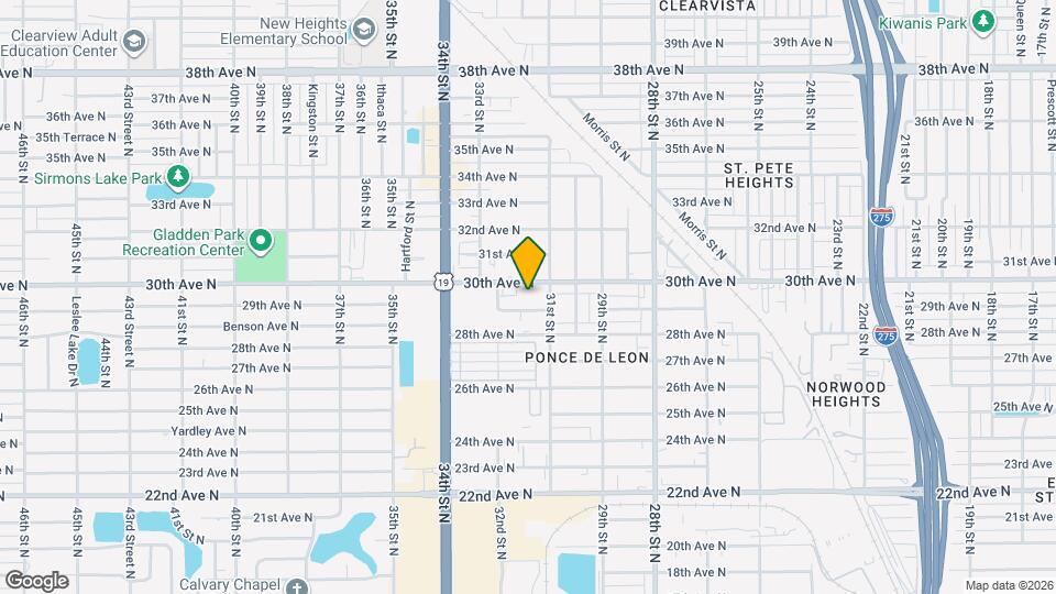 3147 29th Ave N, Unit 203 Map and Location Details