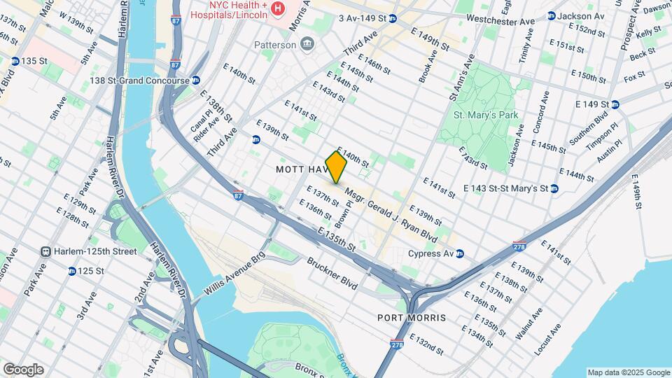 454 E 138th St Map and Location Details