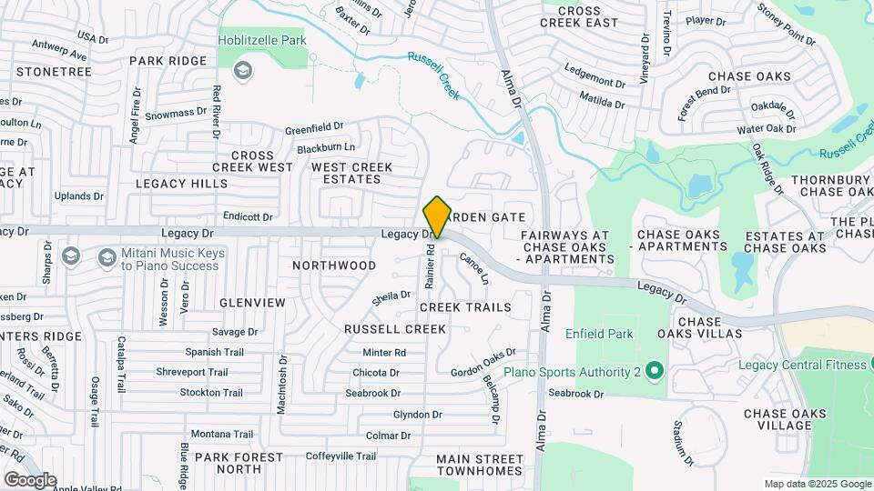 6945 Hickory Creek Map and Location Details