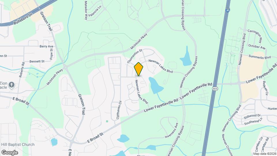 45 Newnan Lakes Dr Map and Location Details