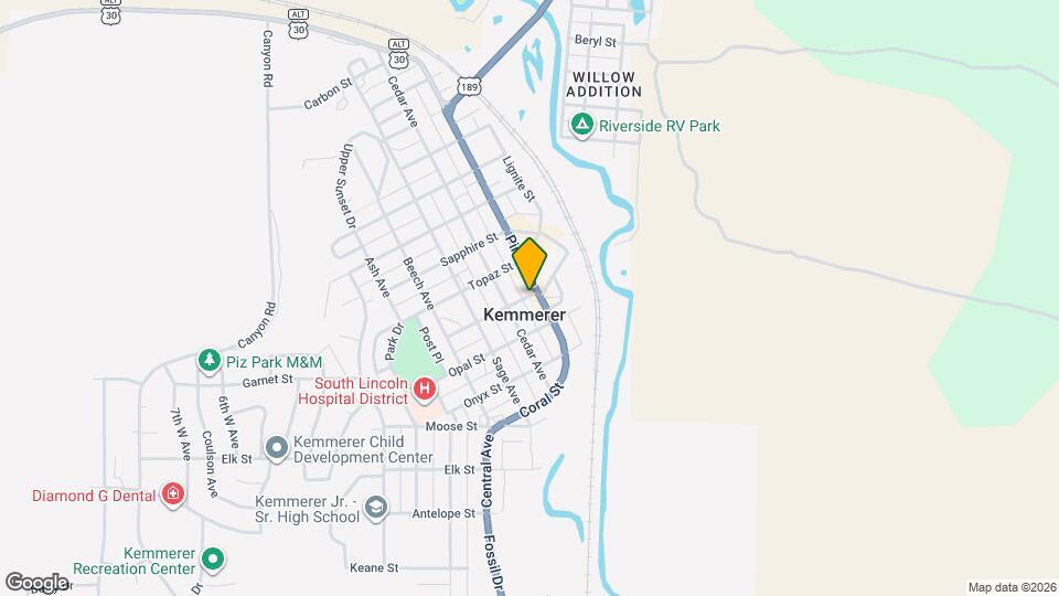 308 Garnet St Map and Location Details