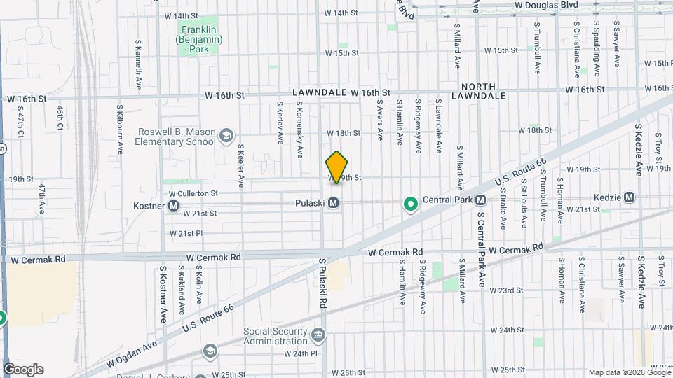 1916 S Harding Ave Mapa y Detalles de la Ubicación