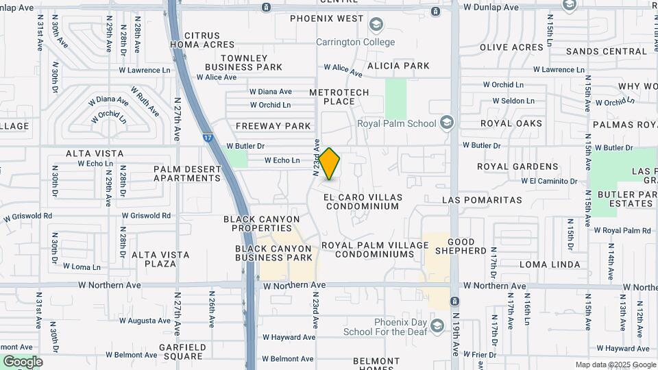 2268 W Laurie Ln Map and Location Details