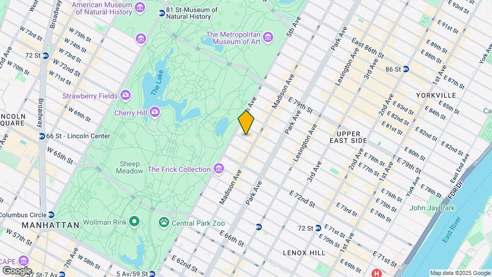 11 E 74th St Map and Location Details