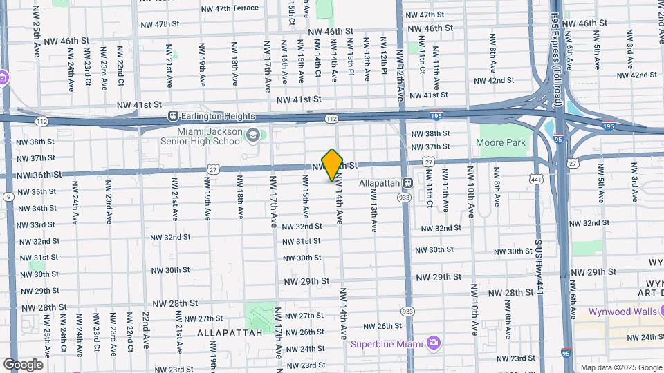 1418 NW 35th St Map and Location Details
