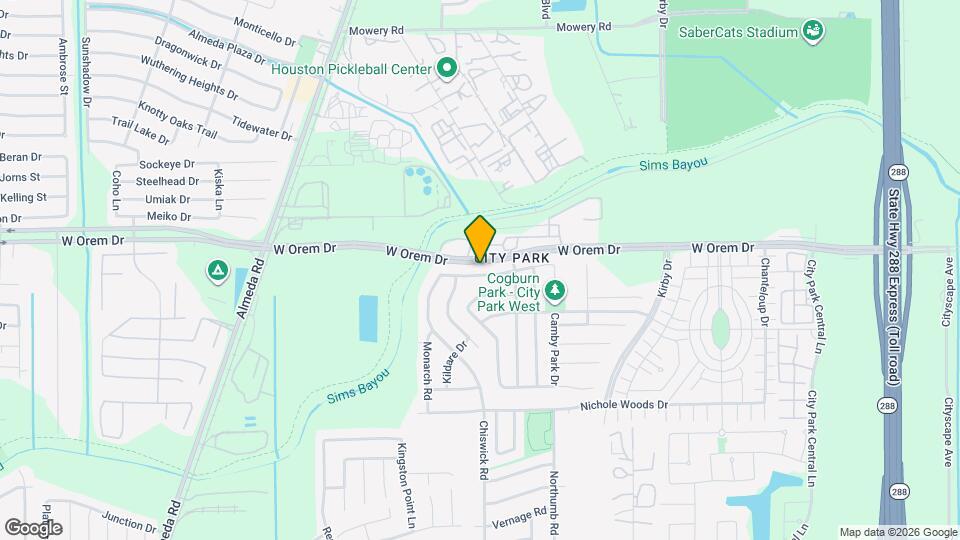 2142 Tandy Park Way Map and Location Details