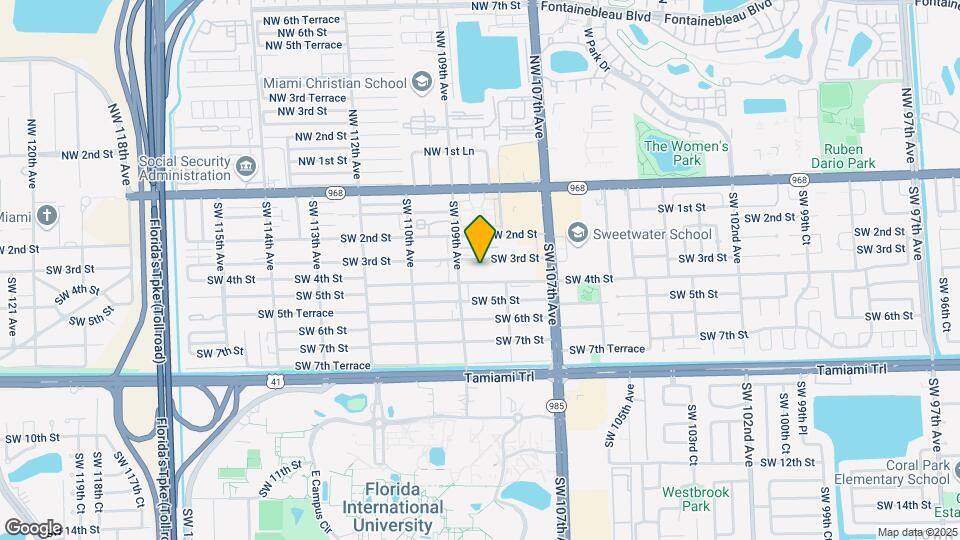 10860 SW 3rd St Map and Location Details