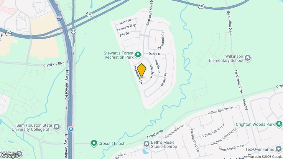 2035 Borthwick Ln Map and Location Details