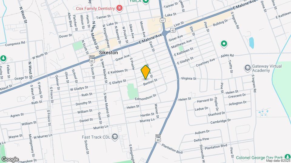 314 Benton St Map and Location Details