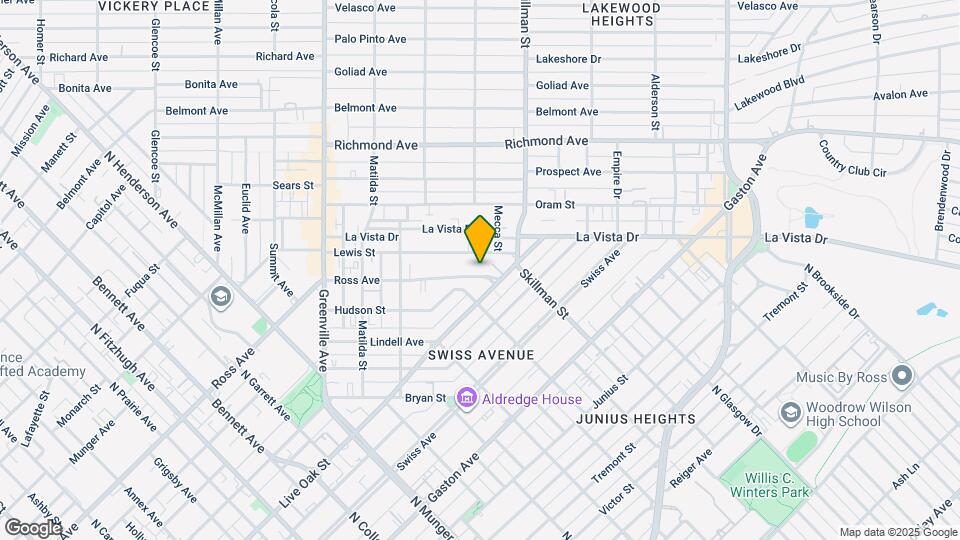 6009 Ross Ave Map and Location Details