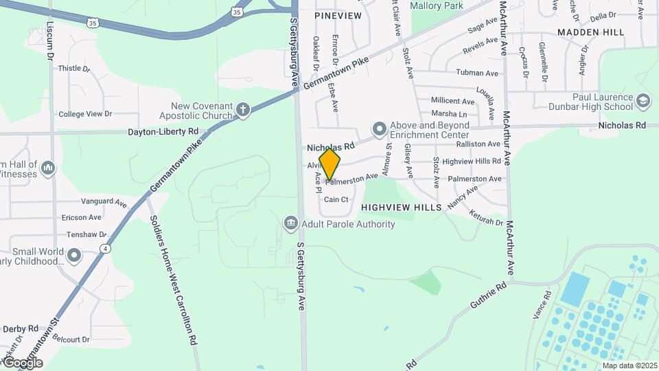 3922 Palmerston Ave Map and Location Details