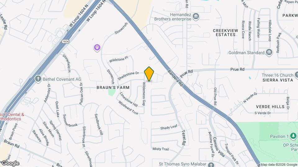 10523 Rosemont Pass Map and Location Details