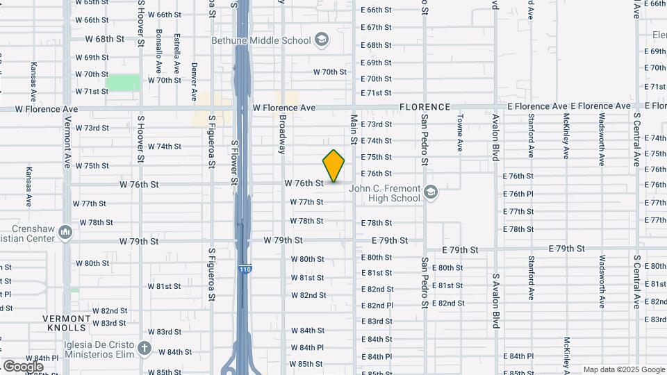 134 W 76th St Map and Location Details