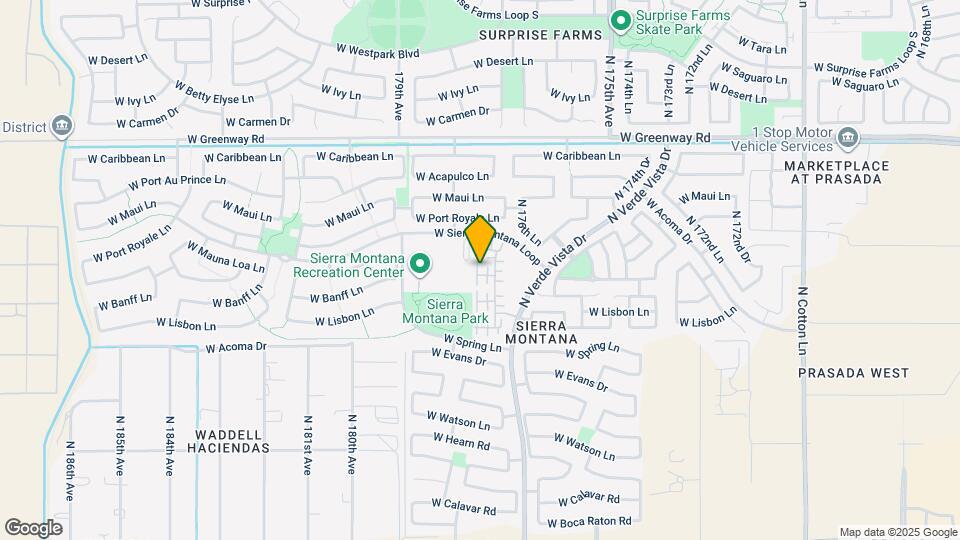 17748 W Woodrow Ln Map and Location Details