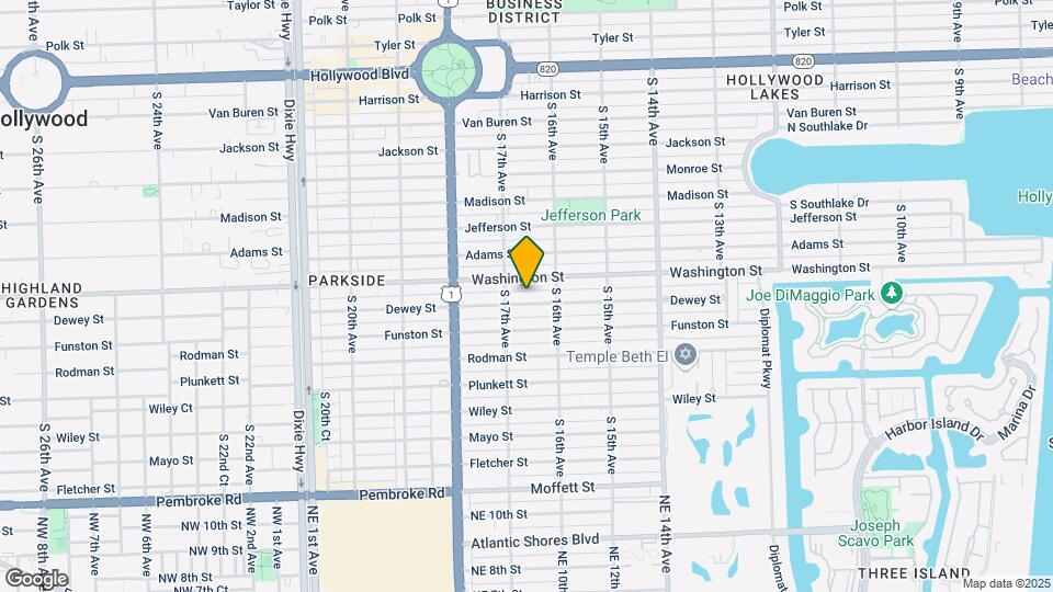 1631-1633 Dewey St-Unit -1 Mapa y Detalles de la Ubicación