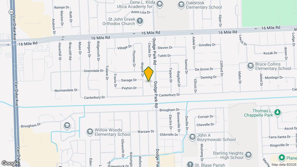 36427 Cecilia Dr Map and Location Details