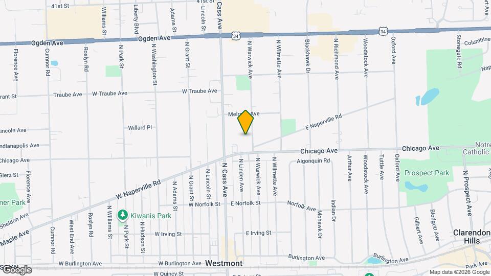 316 N Warwick Ave Map and Location Details