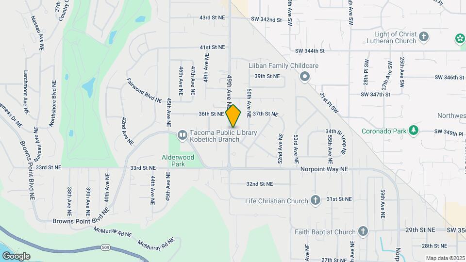 4902 35th St NE Map and Location Details