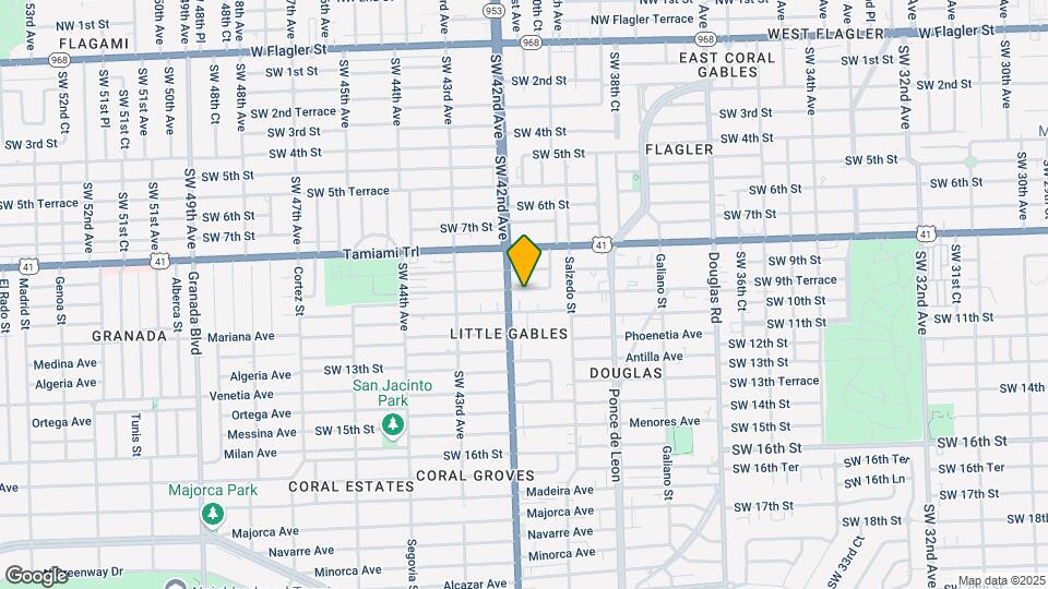 4112 SW 9th Terrace Map and Location Details