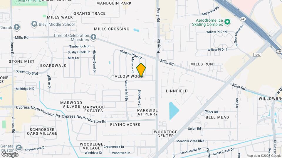 9814 Appleridge Dr Map and Location Details