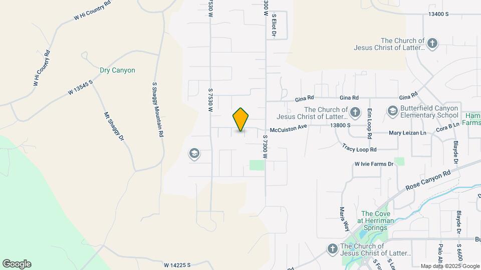 13828 S Scenic Meadow Ct Map and Location Details