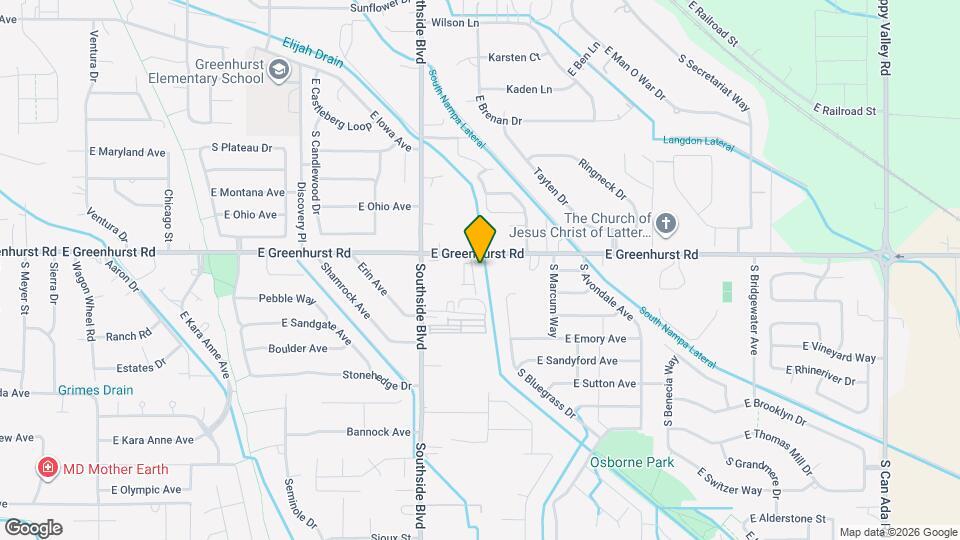 3225 E Greenhurst Rd Map and Location Details