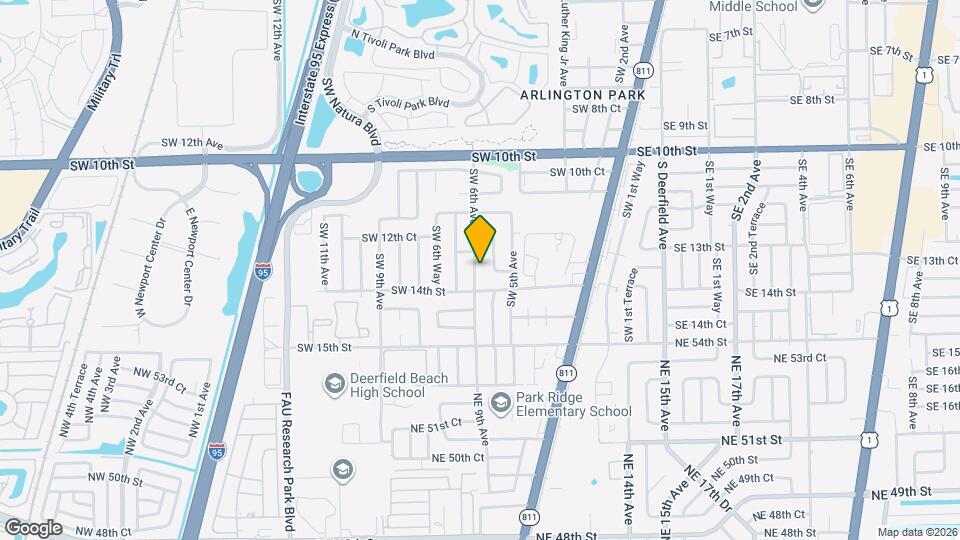 1340 SW 6th Ave Map and Location Details