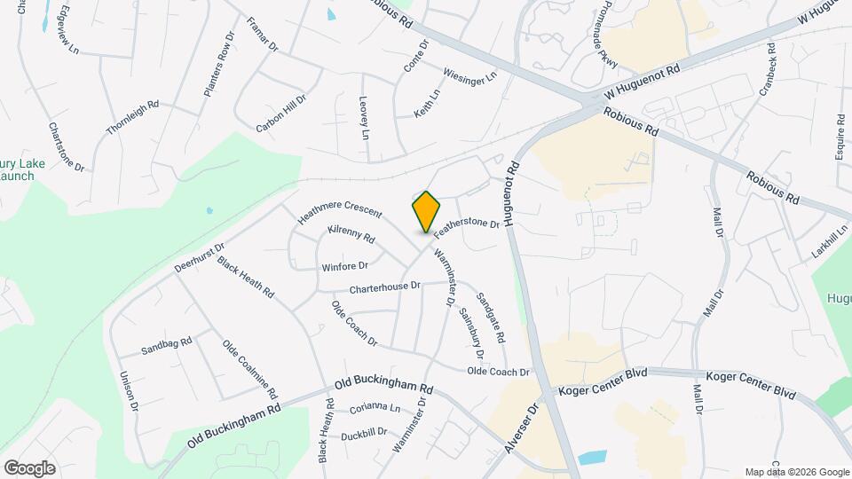 1732 Featherstone Dr Map and Location Details