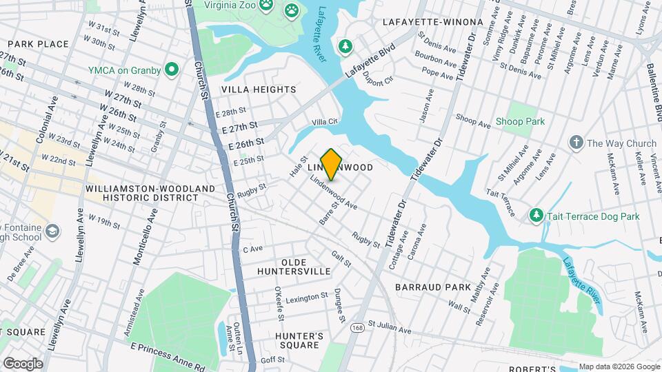 2508 Middle Ave Map and Location Details