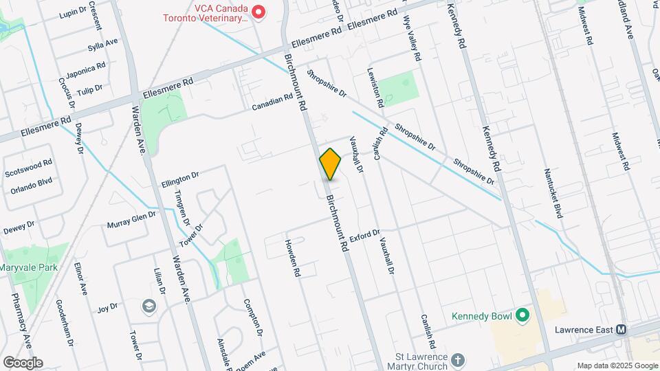 1483 Birchmount Rd Map and Location Details