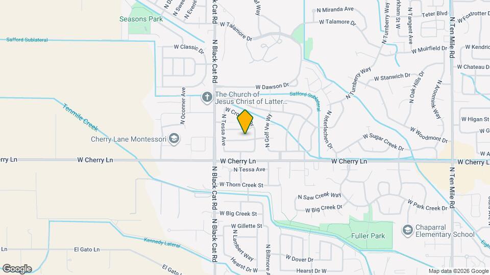 4586 W White Birch Dr Map and Location Details