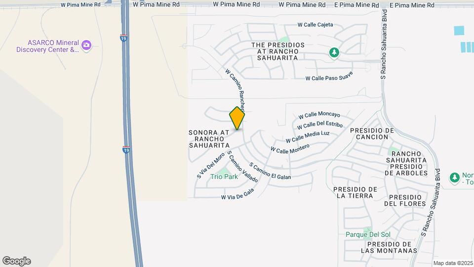 14229 South Via Trujal Mapa y Detalles de la Ubicación