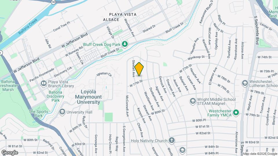 7551 Westlawn Ave Mapa y Detalles de la Ubicación