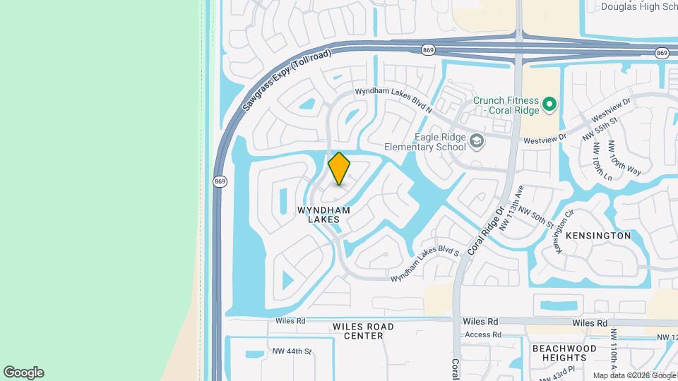 12162 NW 51st Ct Map and Location Details