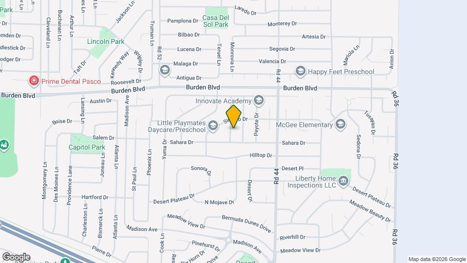 4511 Saguaro Dr Map and Location Details